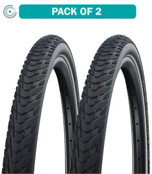 2 Pack Schwalbe Marathon EPlus Tire 700x38 Clincher Wire Performance Addix 11159053.01