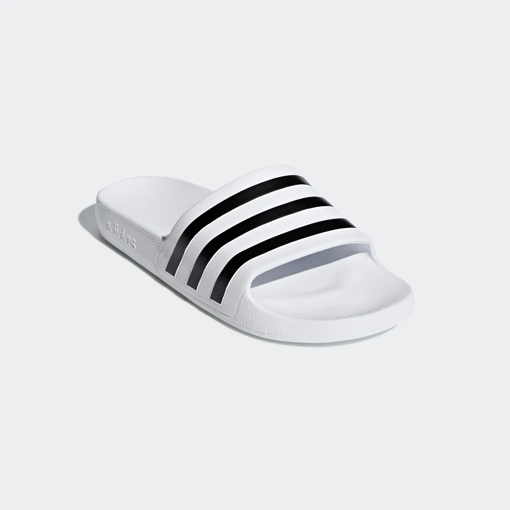 ADILETTE AQUA SLIDES Cloud White / Core Black / Cloud White-F35539