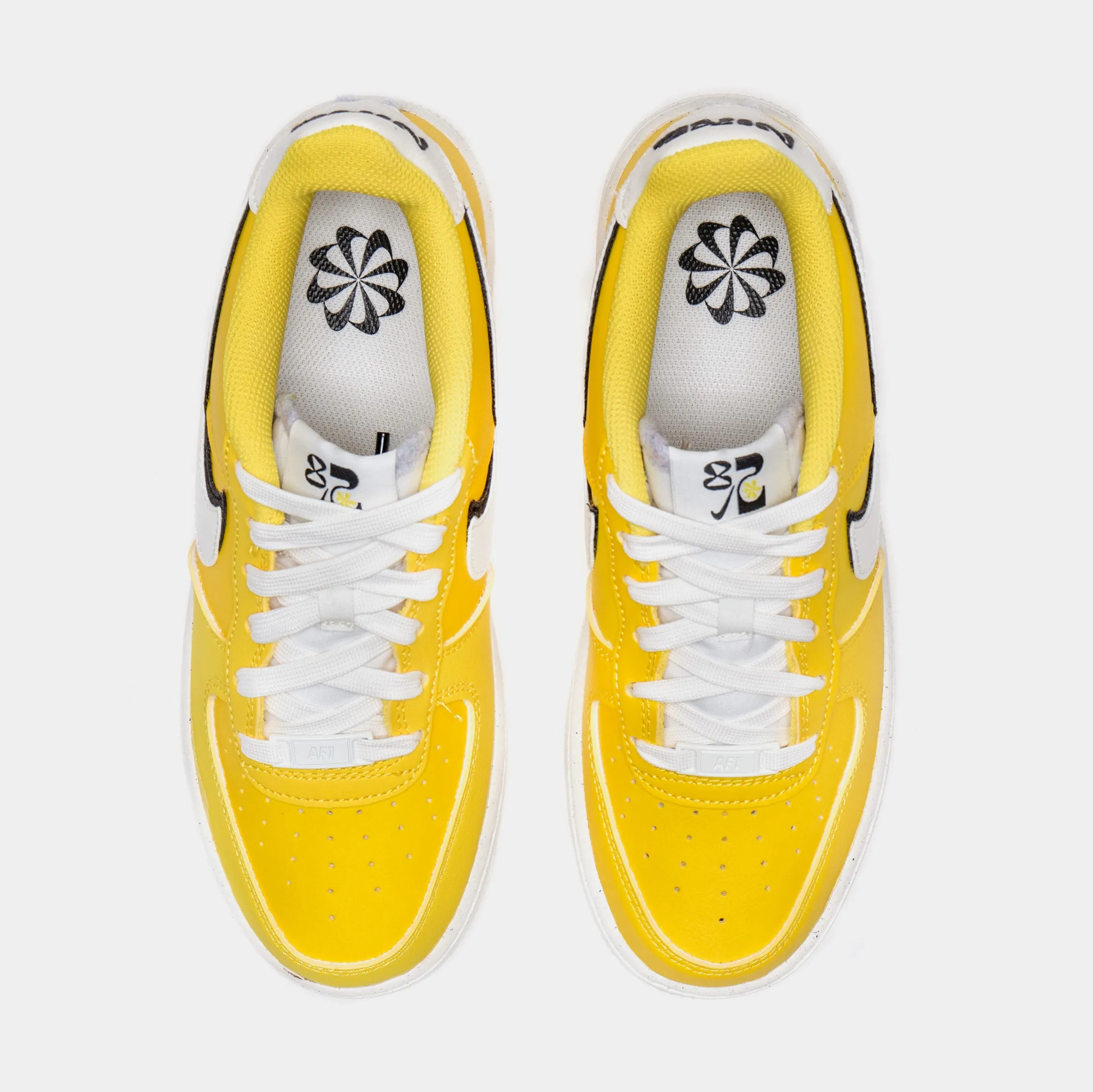 Air Force 1 LV8 Grade School Lifestyle Shoes (Yellow)