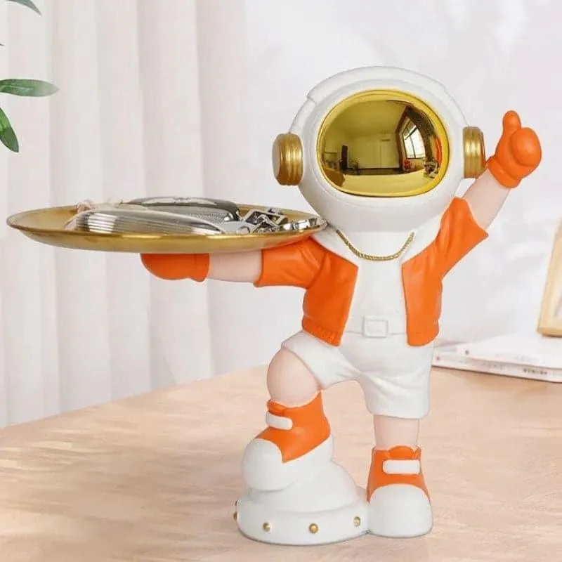 Astronaut Serve Showpiece - Orange