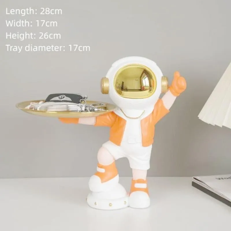 Astronaut Serve Showpiece - Orange