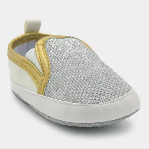 Baby Girls Shoes B332 -SILVER