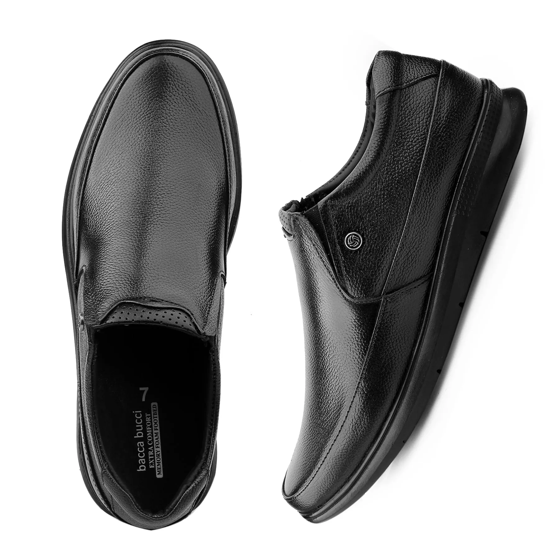 Bacca Bucci Leather Office Slip-ons Formal Shoes | UK- 06 to 14