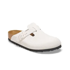 Birkenstock Boston Narrow Clog (Women) - Antique White Corduroy