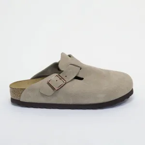 BIRKENSTOCK BOSTON SFB MEN'S - TAUPE SUEDE