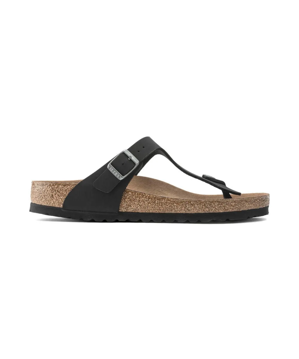 BIRKENSTOCK GIZEH VEGAN REGULAR FIT IN BLACK