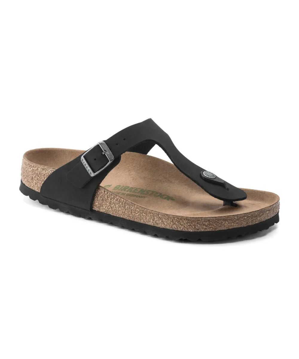 BIRKENSTOCK GIZEH VEGAN REGULAR FIT IN BLACK