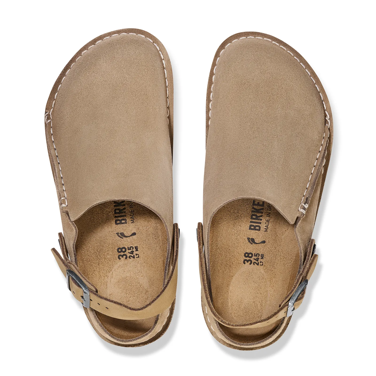 Birkenstock Lutry Narrow Slipper (Women) - Gray Taupe Suede