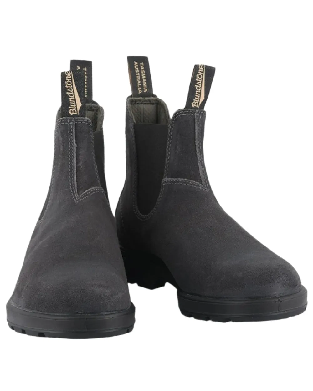 Blundstone 1910 Steel Grey Suede Leather Chelsea Boots