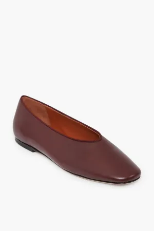 Bordeaux Leather Regency Slippers