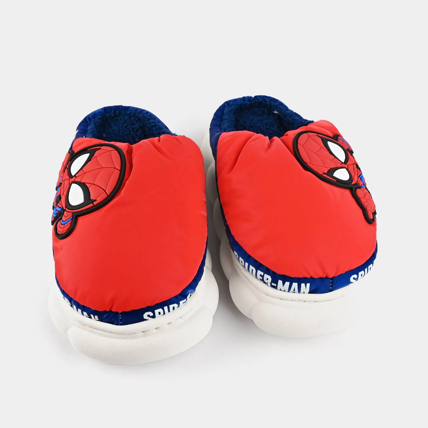 Boys Slipper Fur F4268-Red