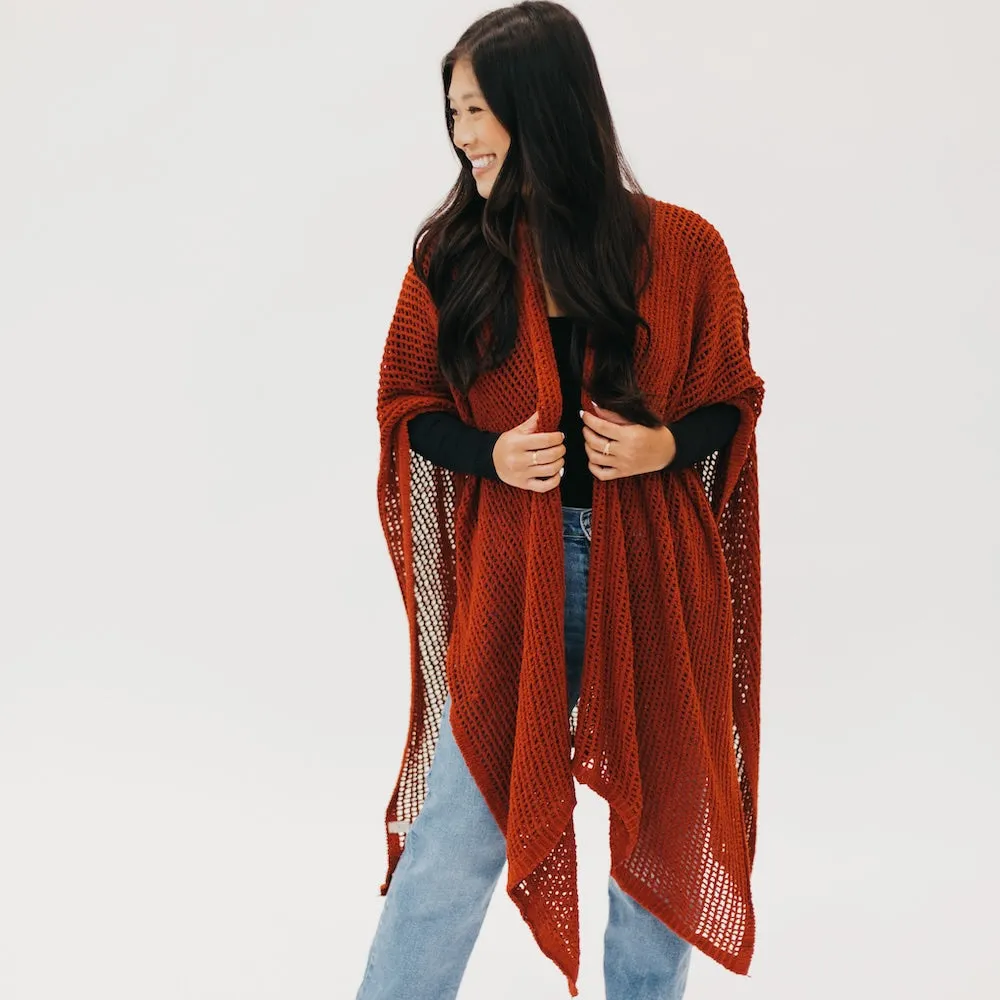 Cece Crochet Poncho