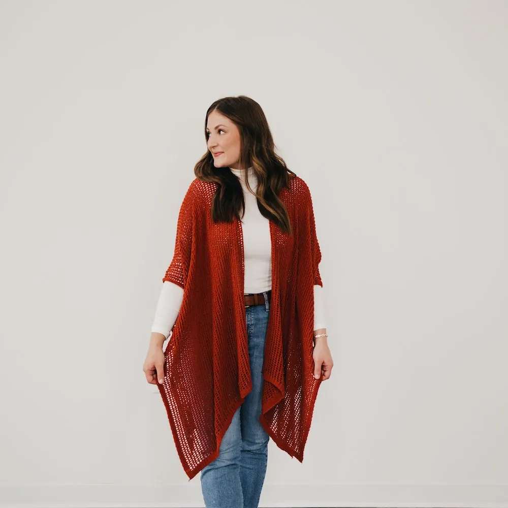 Cece Crochet Poncho