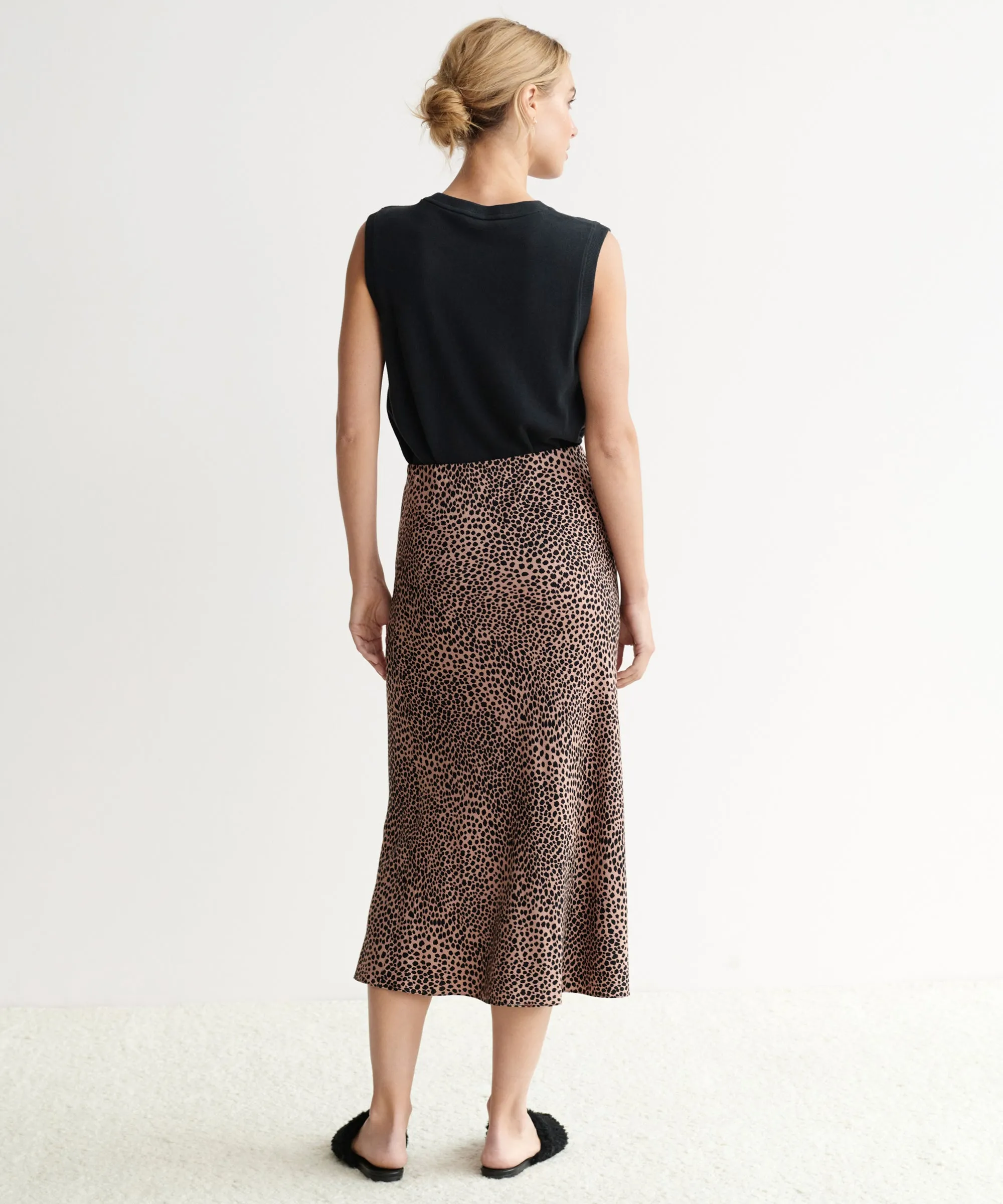 Cheetah Slip Skirt