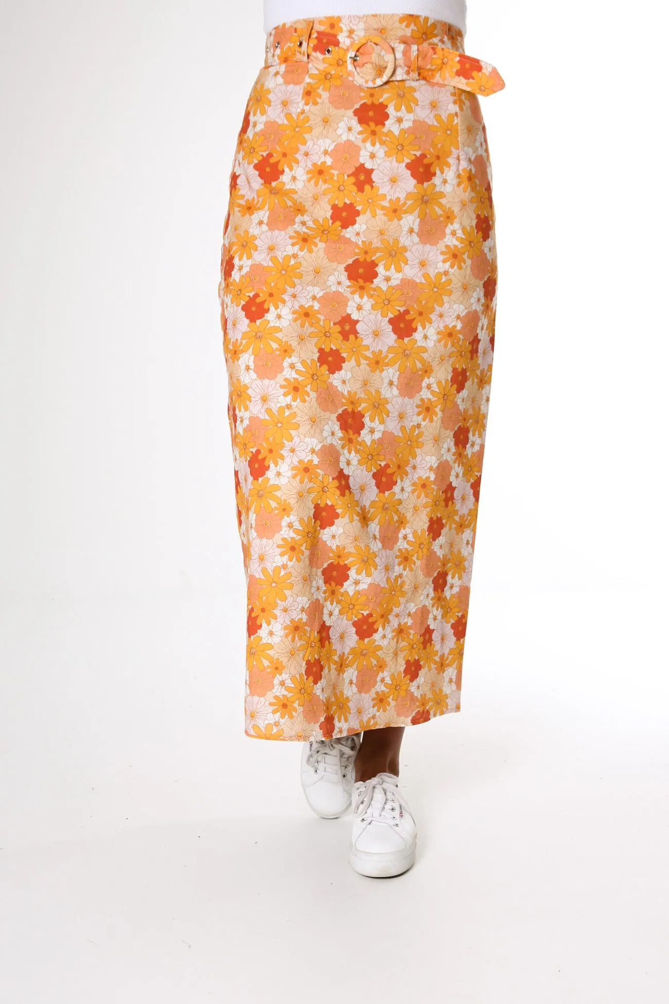 Cindy Skirt Seventies Floral