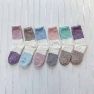 Color Block Mini Crew Socks