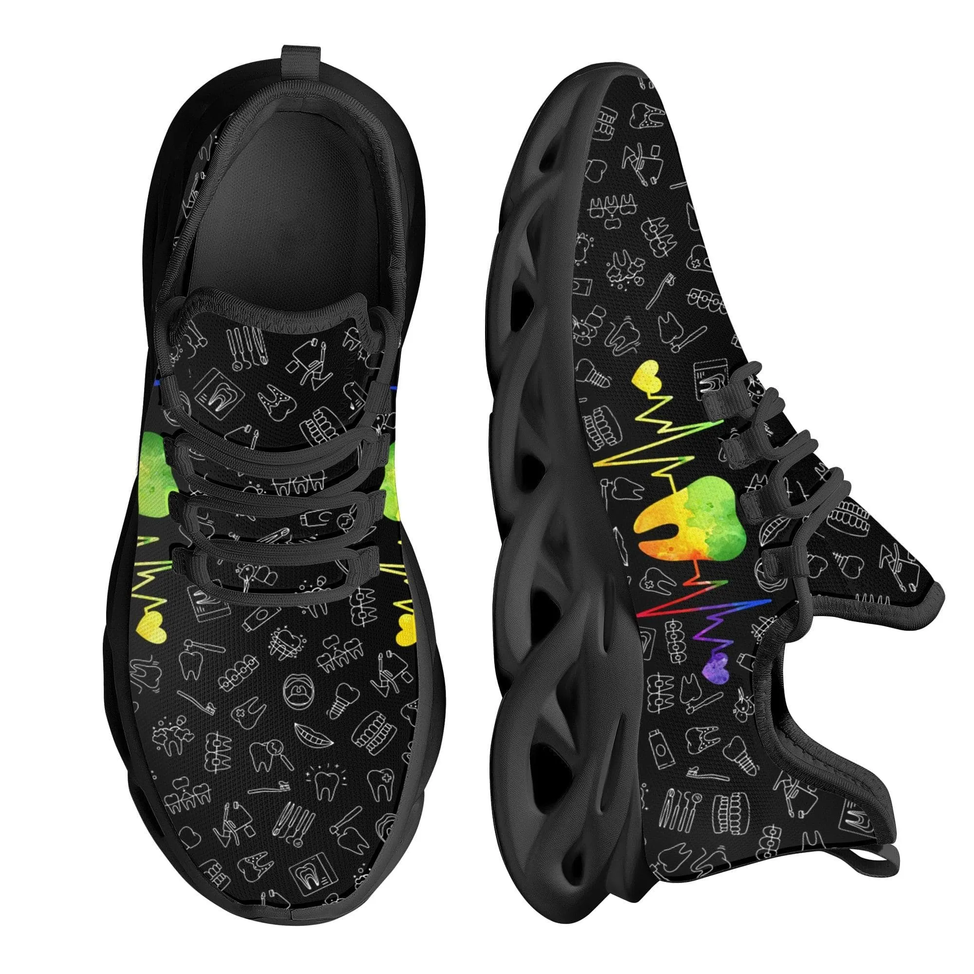 Dentist Medical Items Starry Sky Sneakers