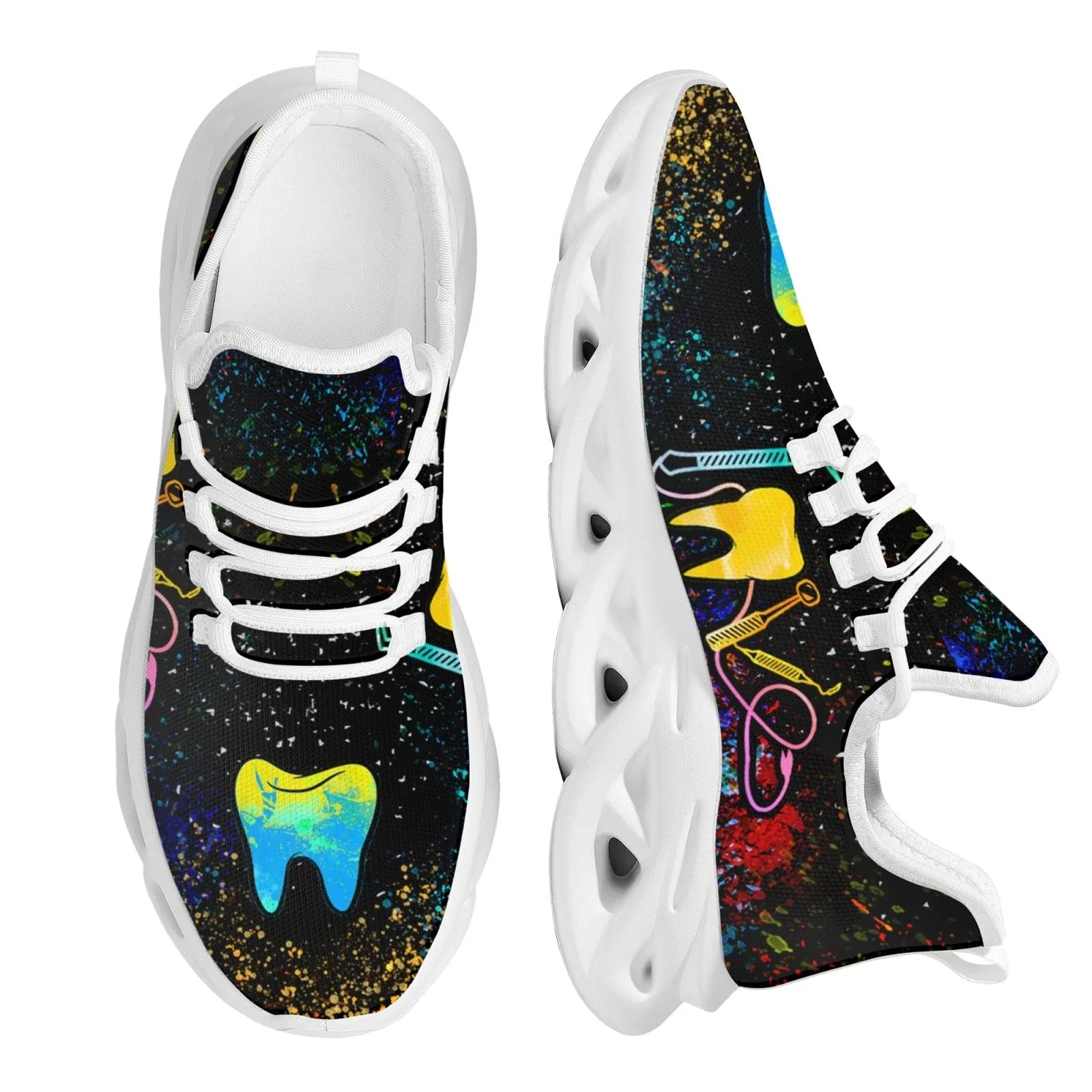 Dentist Medical Items Starry Sky Sneakers