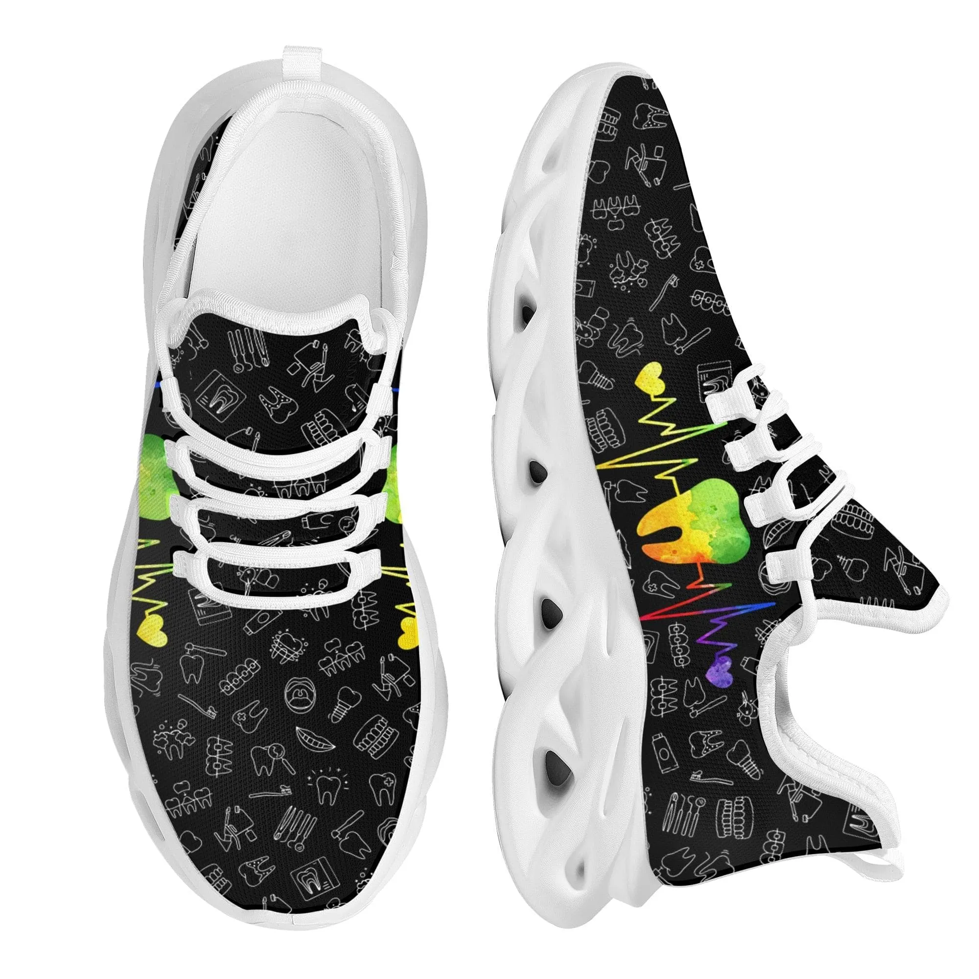 Dentist Medical Items Starry Sky Sneakers