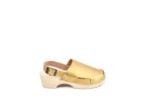 DONAU CLOG STRAP METALLIC GOLD