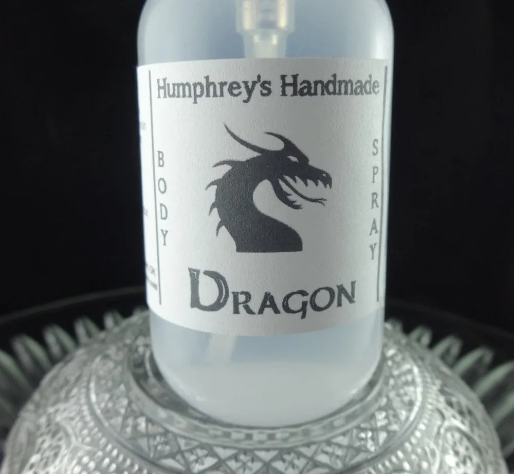 DRAGON Men's Body Spray | Smoke Bonfire Scent | Masculine