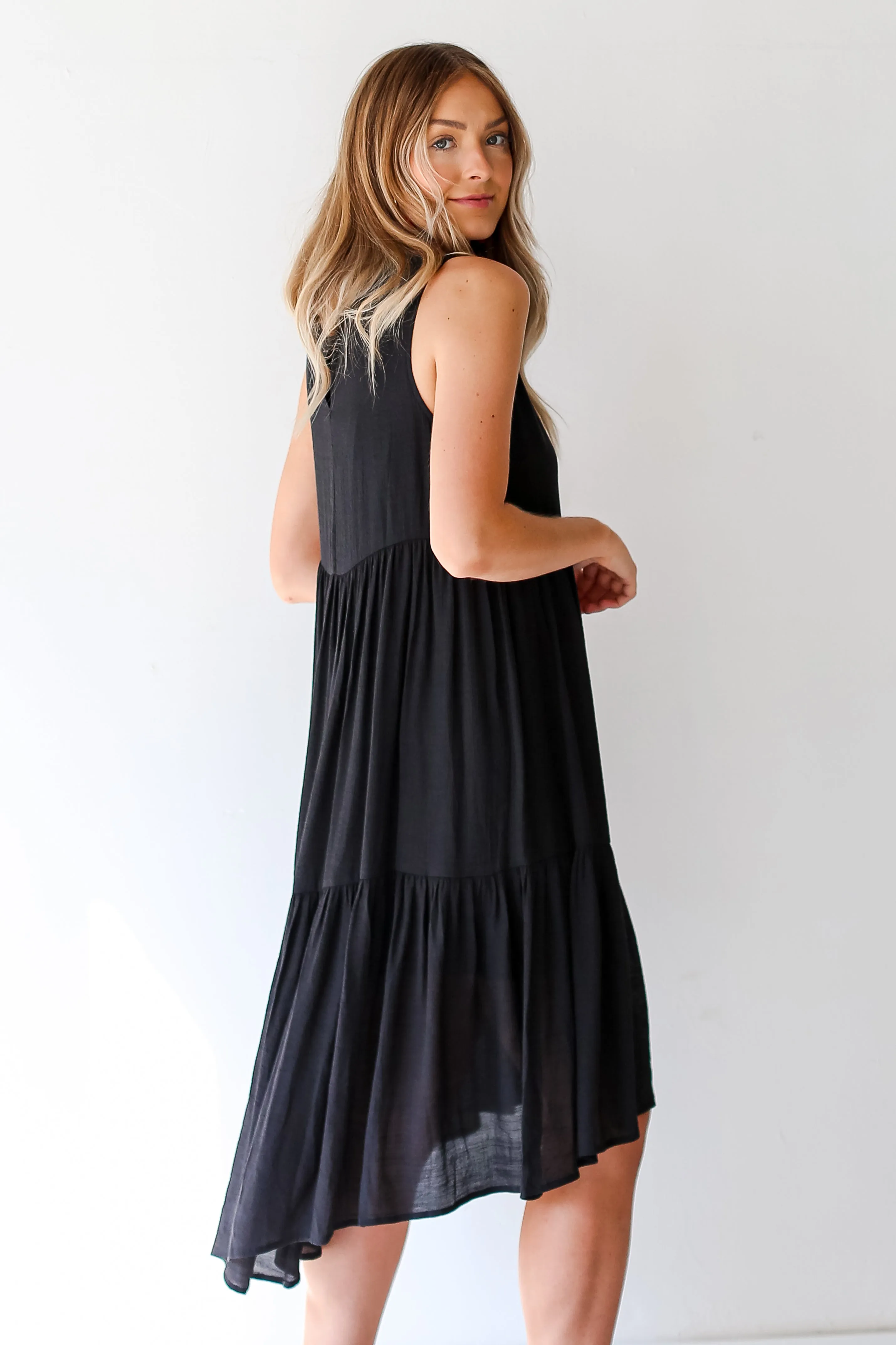 FINAL SALE - Flawless Moments Tiered Midi Dress