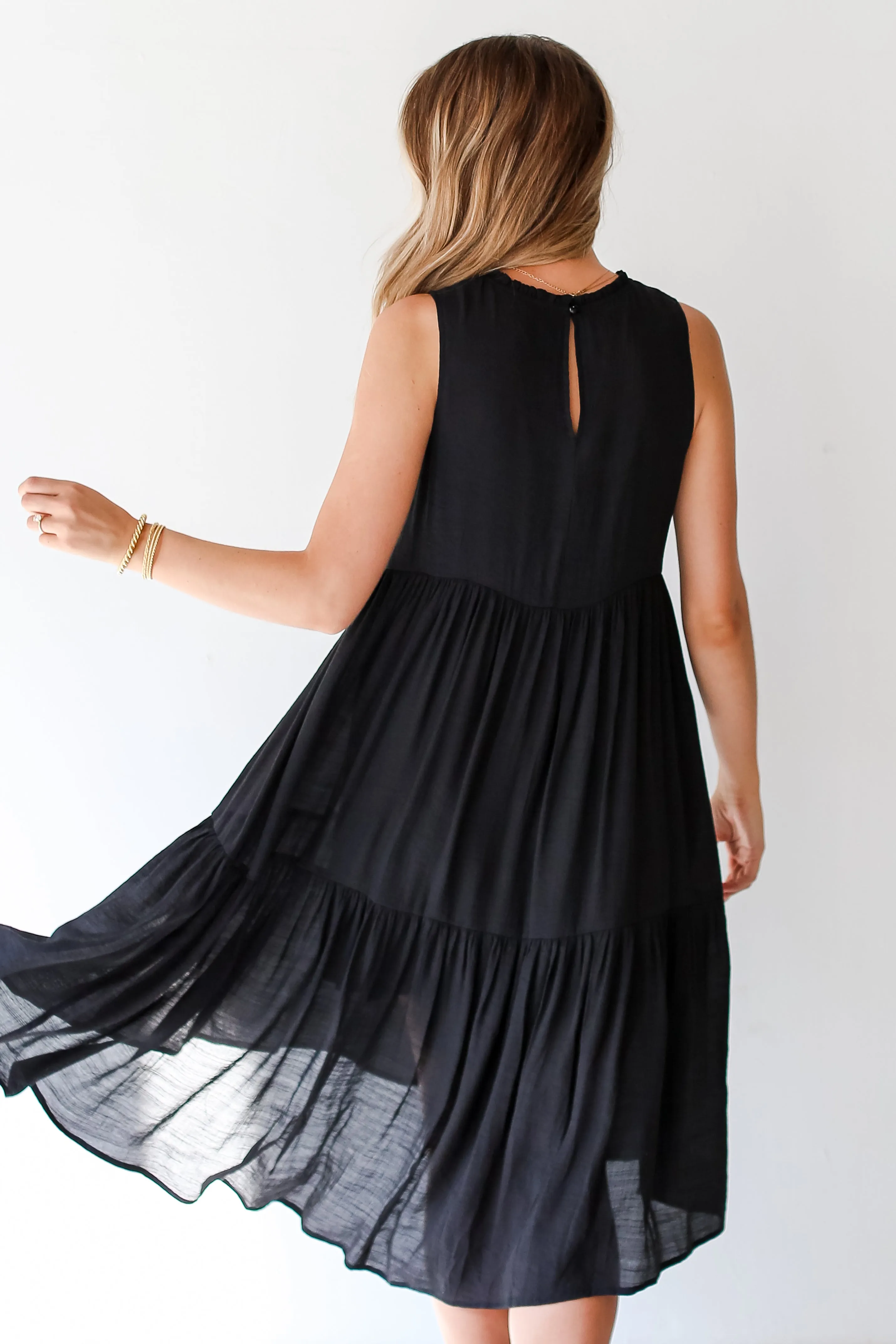 FINAL SALE - Flawless Moments Tiered Midi Dress