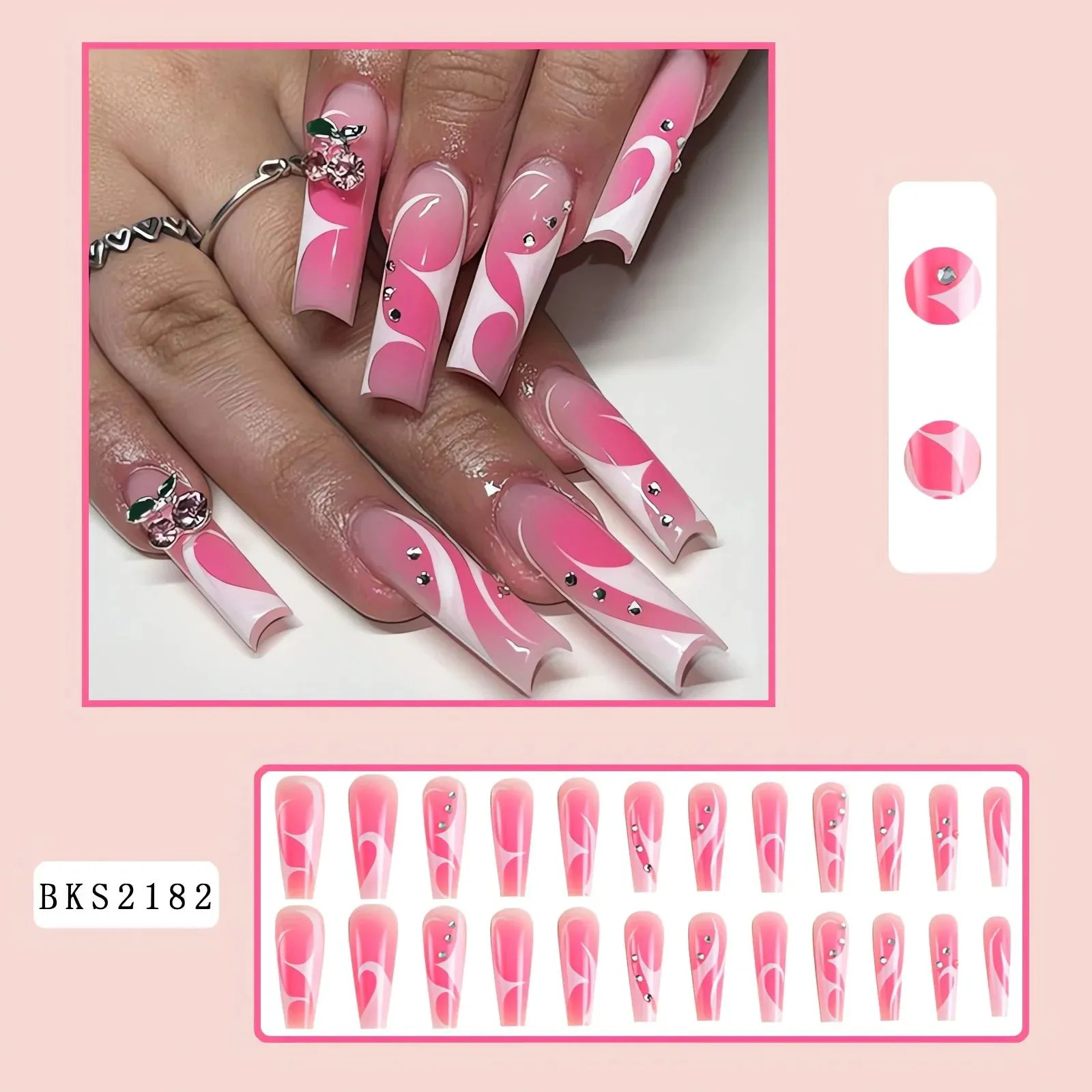 Floral Nail Art Press-Ons