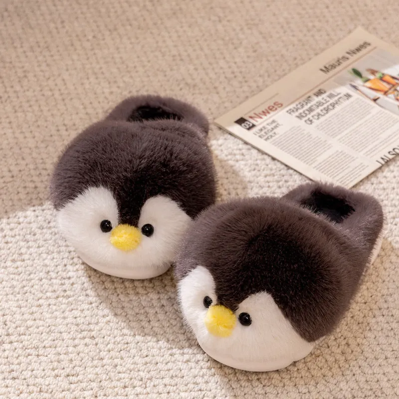 Happy Feet | Kawaii Penguin Plush Slippers