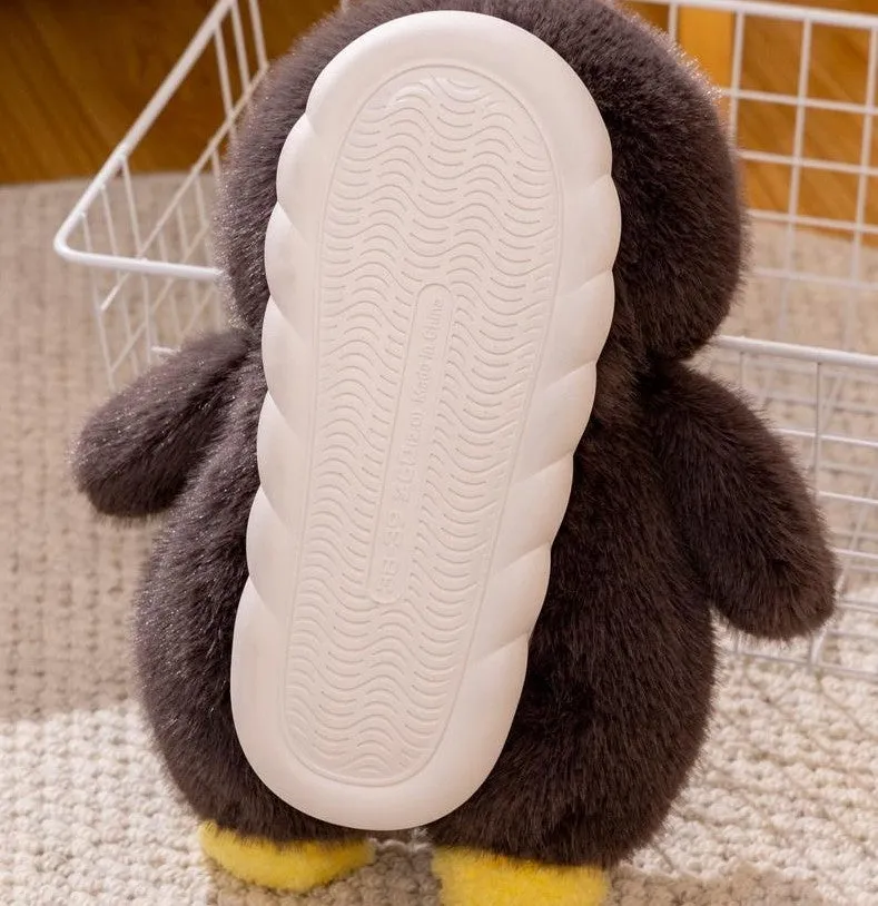 Happy Feet | Kawaii Penguin Plush Slippers