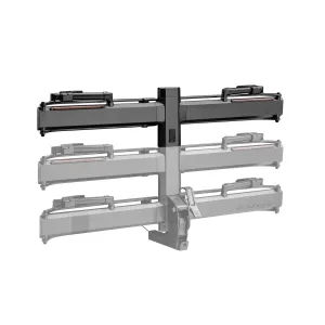 KUAT Piston Pro X  Add-On - LED Dual Ratchet Platform Rack - Kashima - 1-Bike - Galaxy Gray