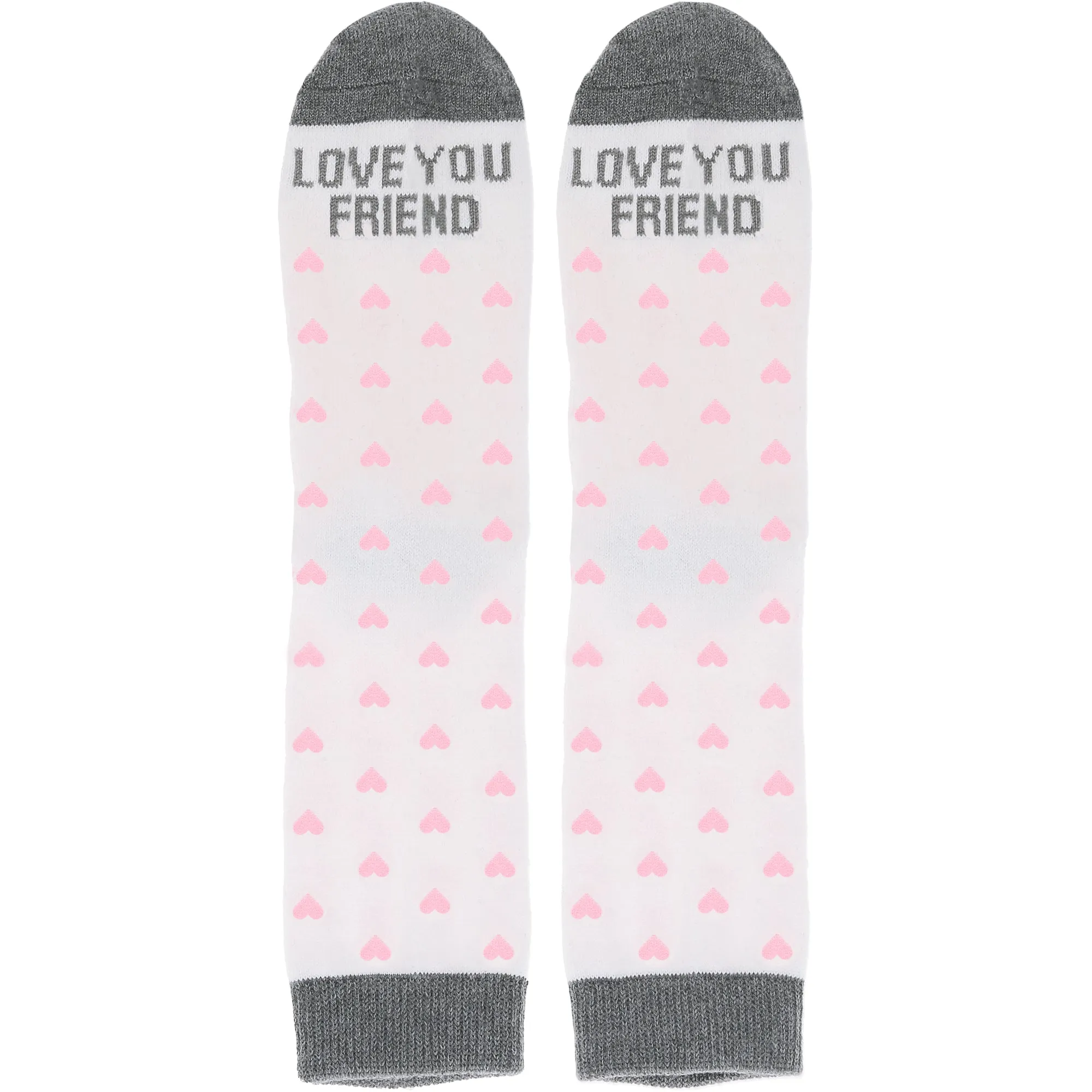 Love You Friend Slipper Sock Gift Set