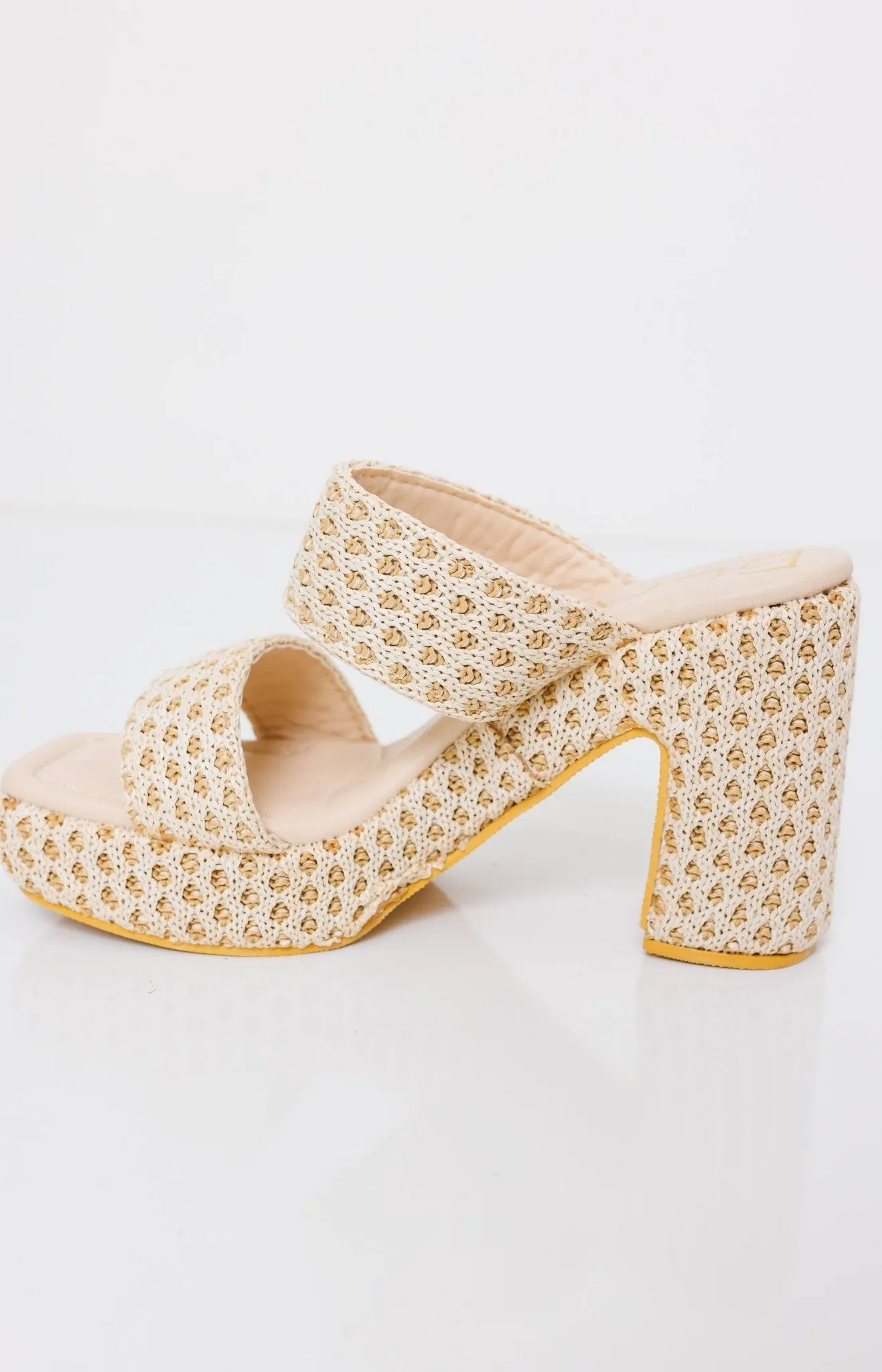 Matisse: Gem Platform Heel, NATURAL MULTI