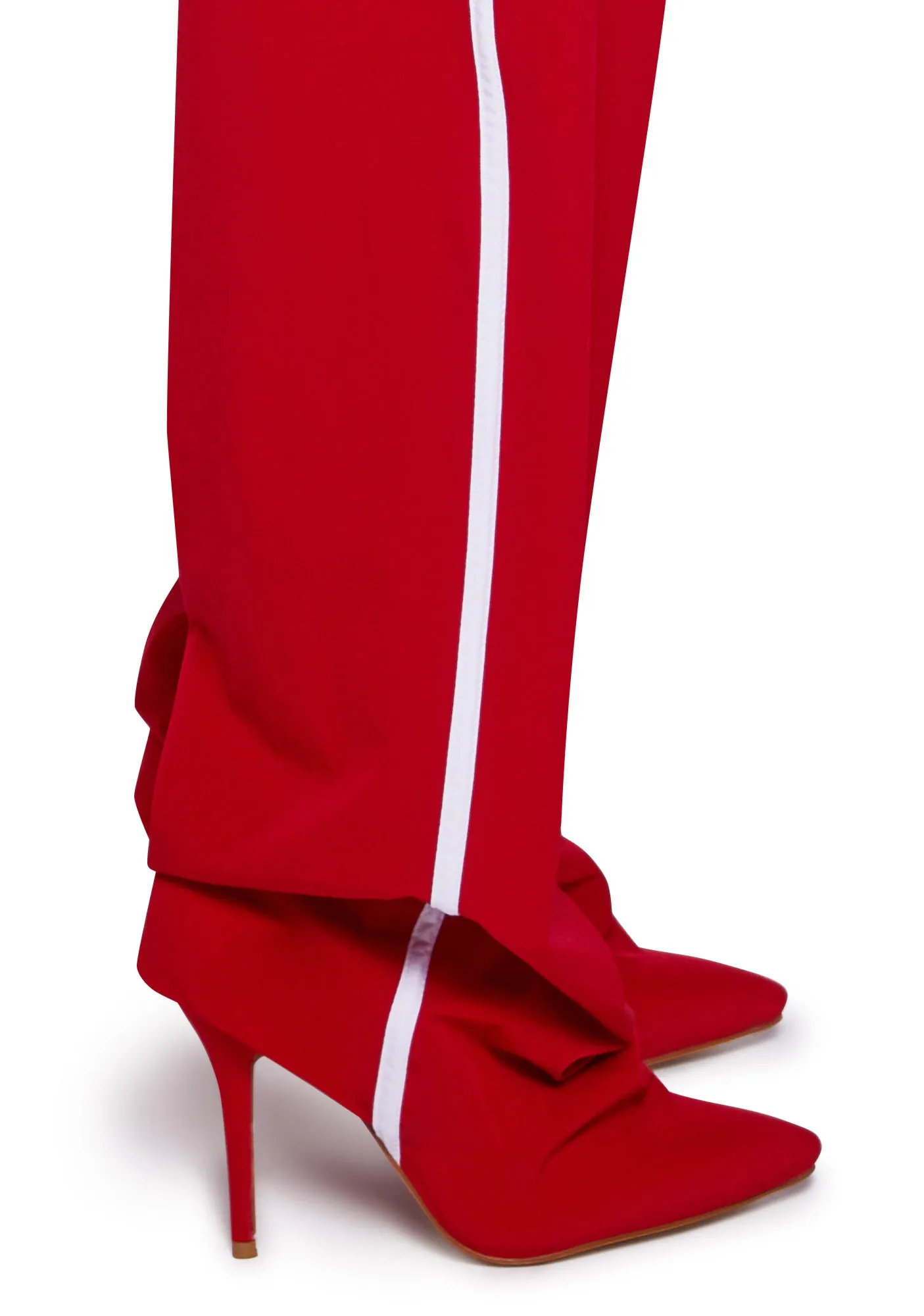 May May Track Pant Boots - Red