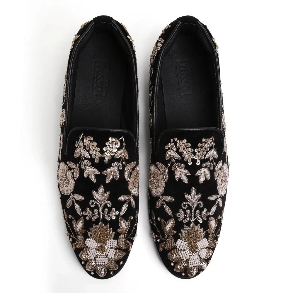 Mehar - Zardosi Velvet Slip-on