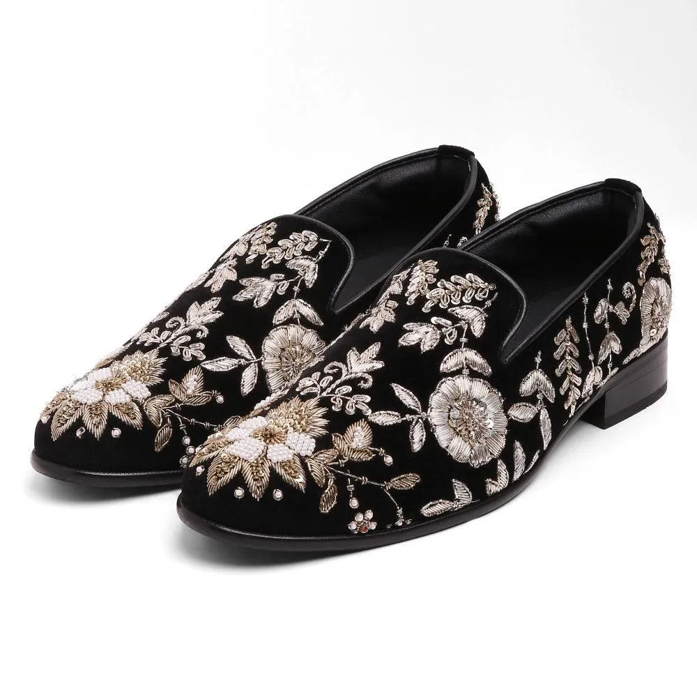 Mehar - Zardosi Velvet Slip-on