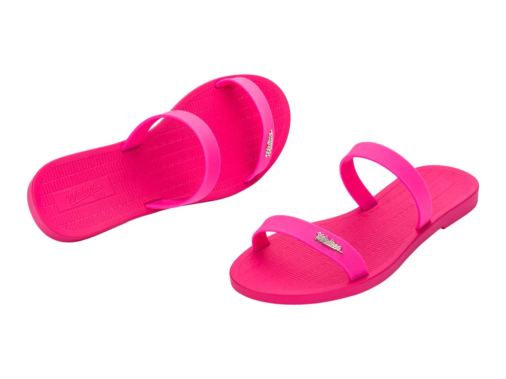 Melissa Sun Torrance AD Pink Flat Slip Ons For Women