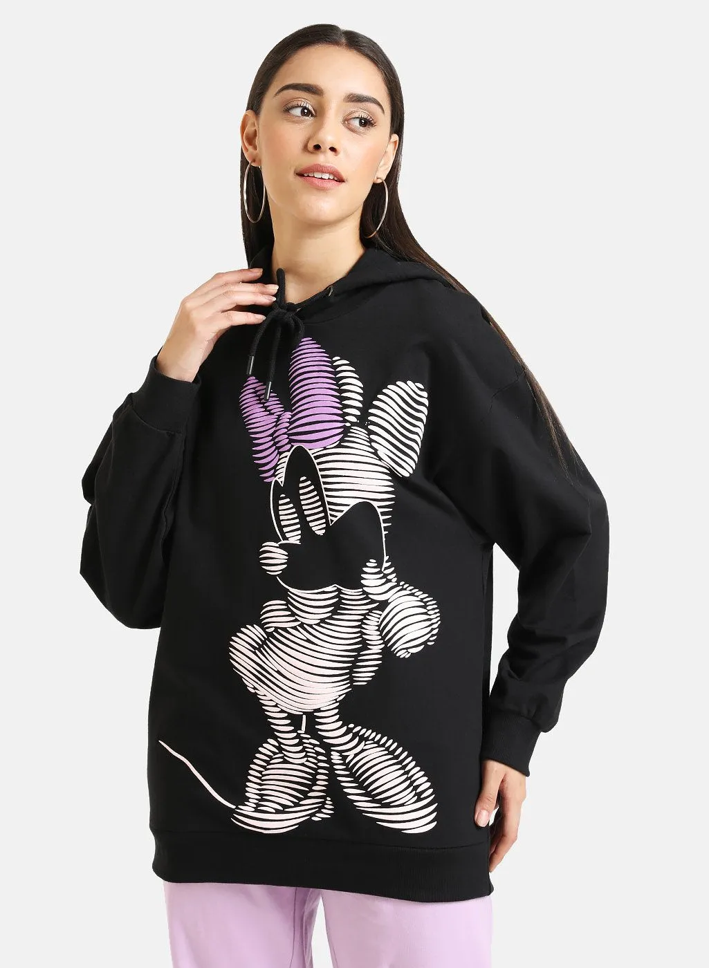 Minnie Mouse Disney Printed Hoodie