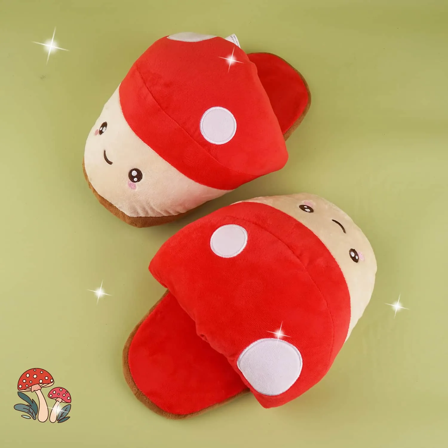 Mushroom Slippers | Cute Cartoon Kawaii Women Shoes