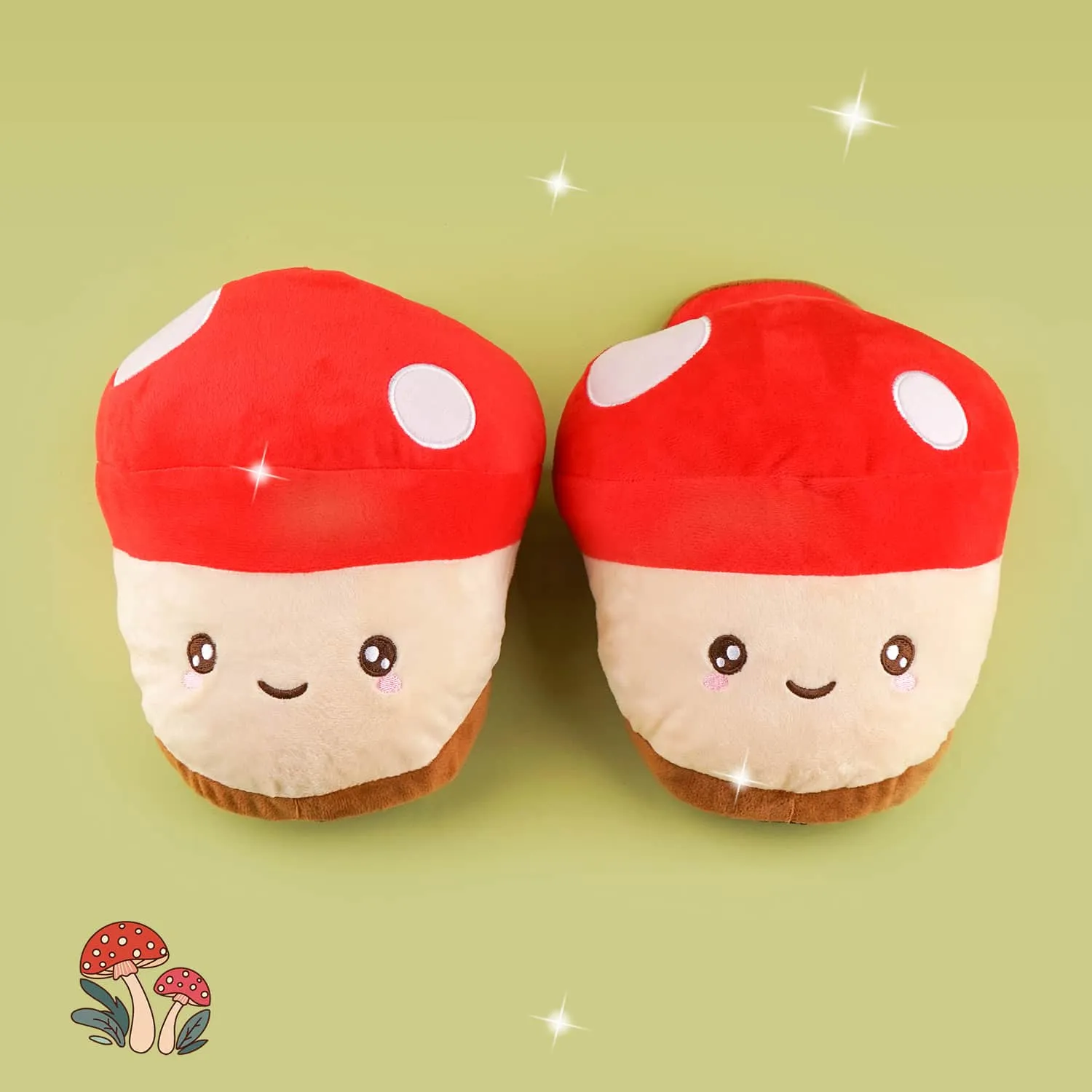 Mushroom Slippers | Cute Cartoon Kawaii Women Shoes