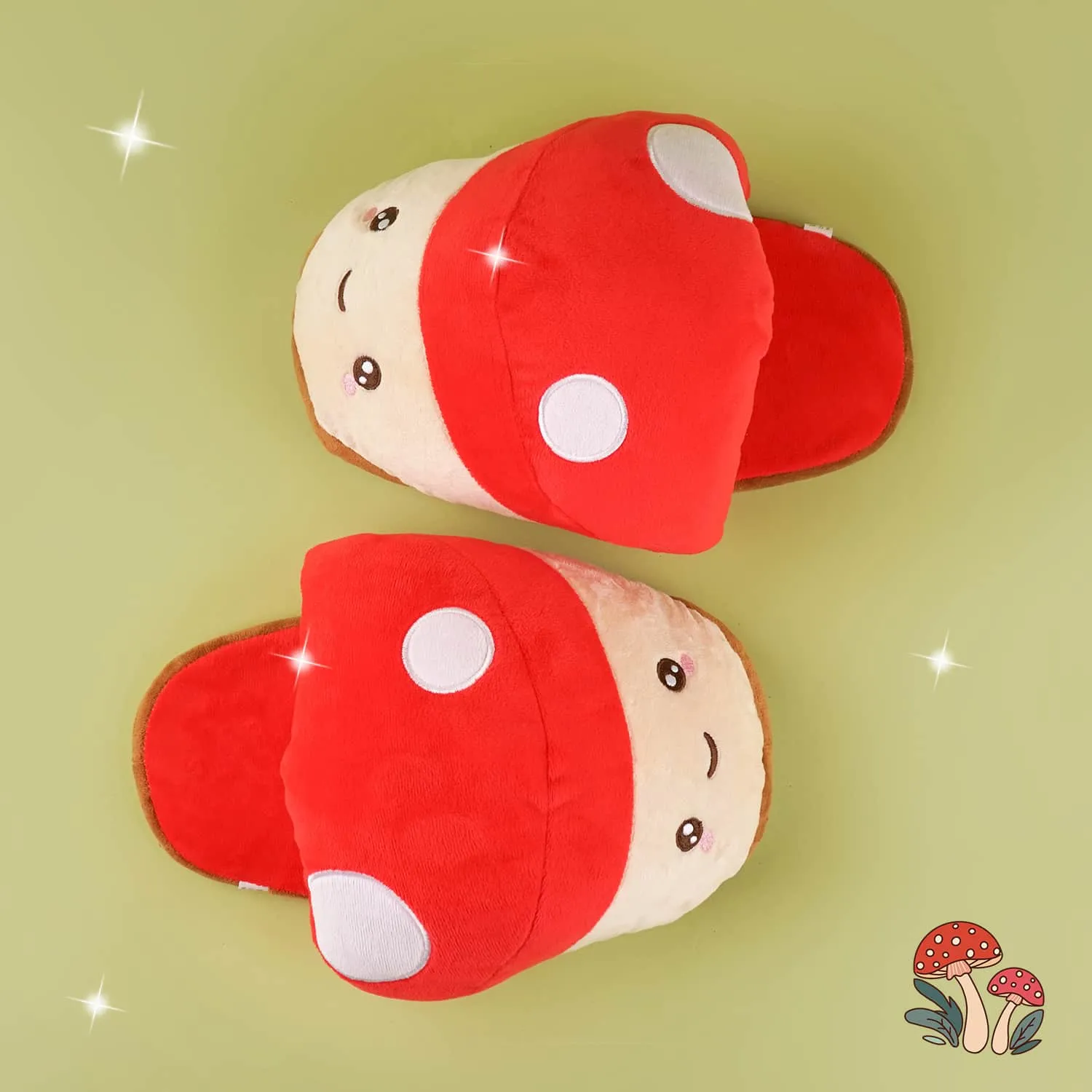 Mushroom Slippers | Cute Cartoon Kawaii Women Shoes