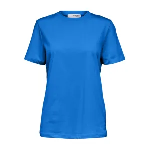 Myessential Ss O-Neck Tee - Nebulas Blue