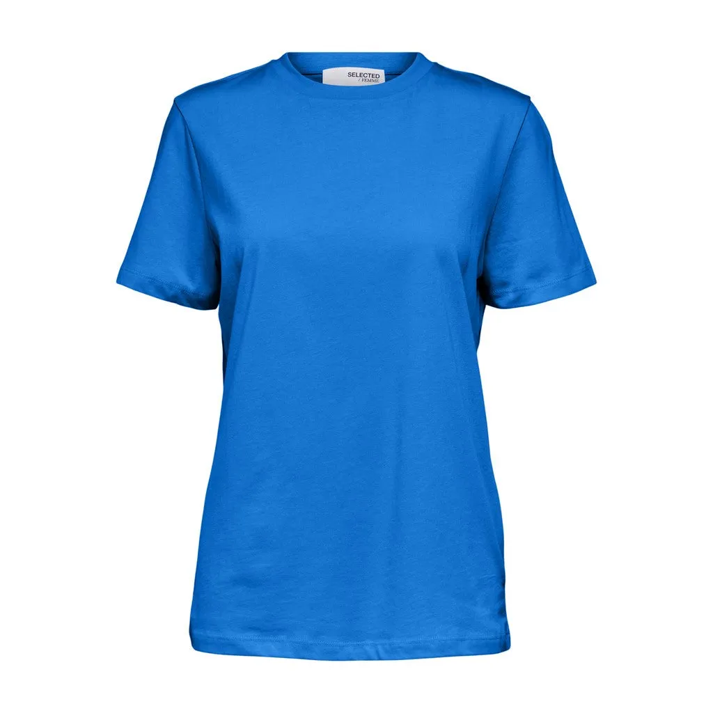 Myessential Ss O-Neck Tee - Nebulas Blue