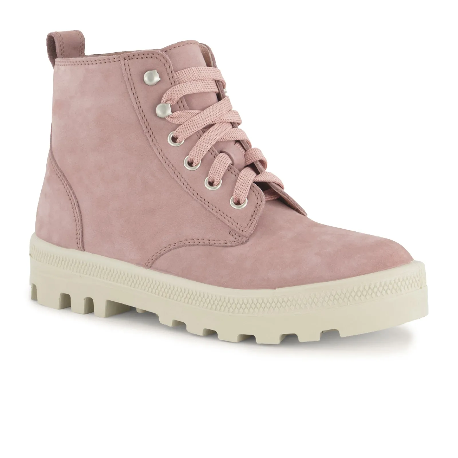 Naot Canoe Lace Up Boot (Women) - Mauve Nubuck