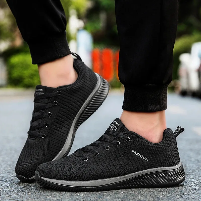 OB Knit Breathable Sport Fashion Lightweight Sneakers