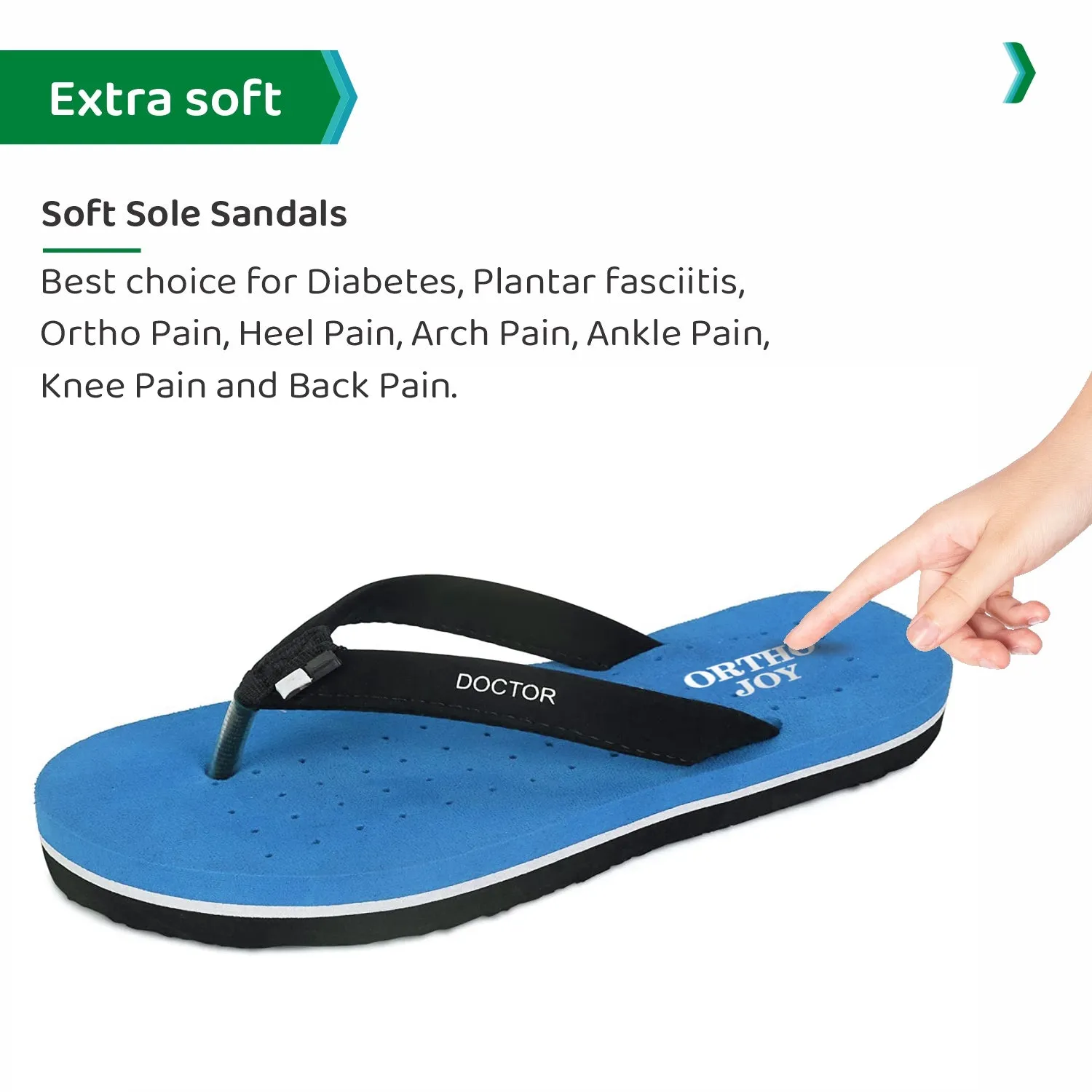 ORTHO JOY Doctor Orthopedic Slippers For Ladies Daily Use.