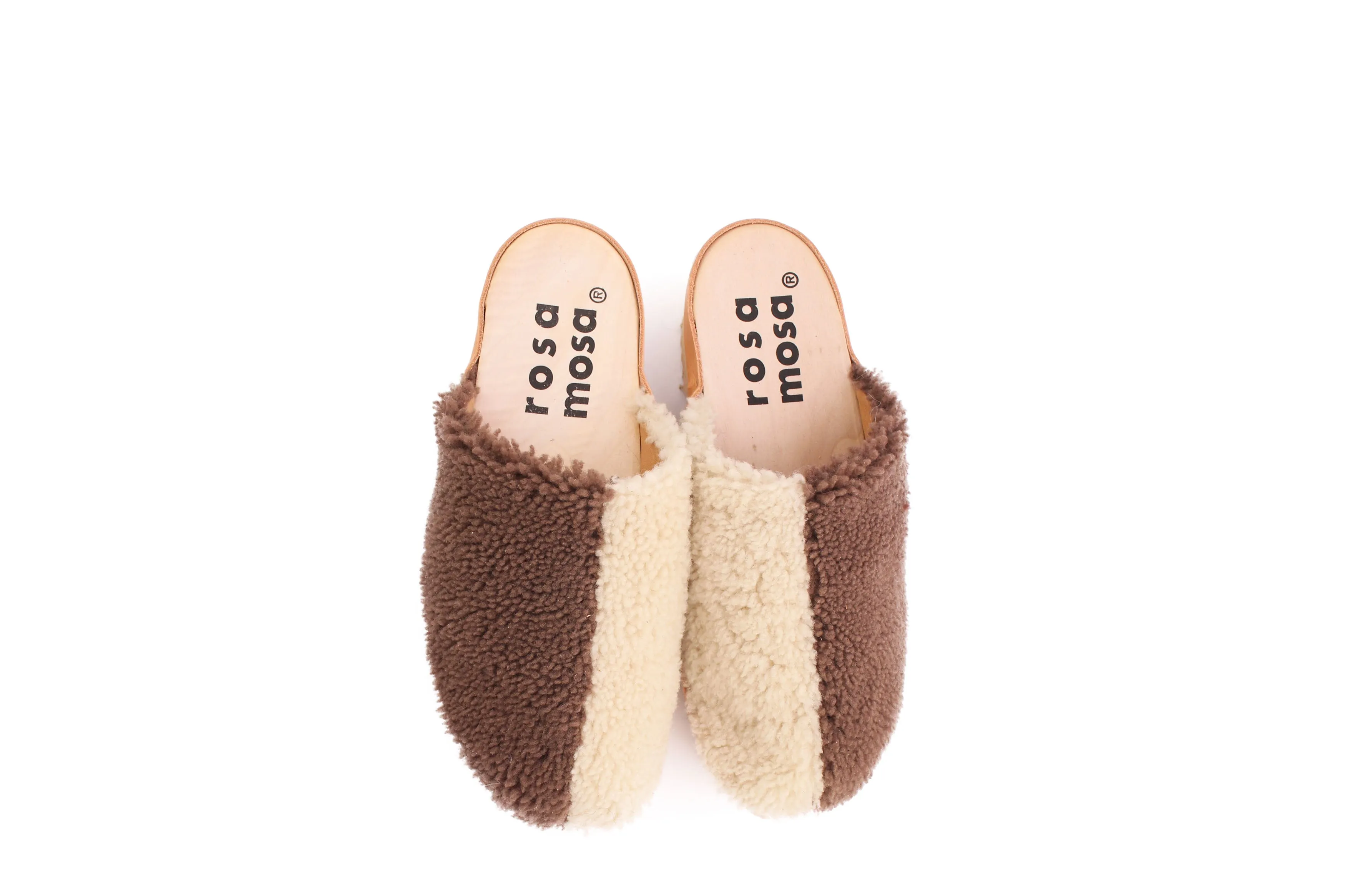 PANTO CURLY DUO shearling teddy & natural