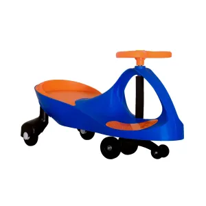 Ride-on Swing Car (Blue) Peddle-free, Fun & Fast for Children