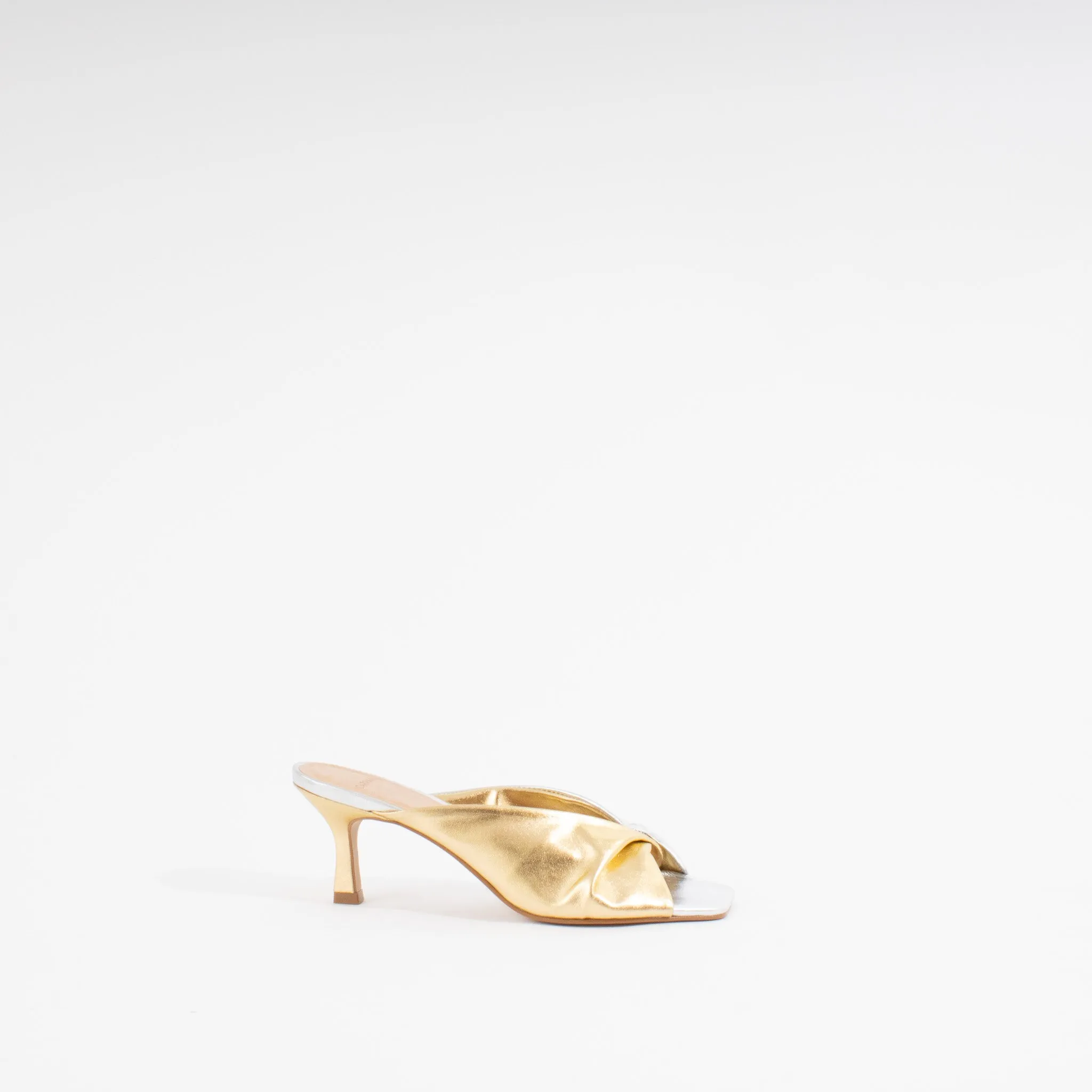 SAGE SANDAL | GOLD/SILVER