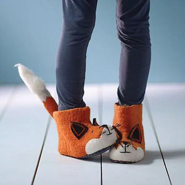 Sew Heart Felt Finlay Fox Slippers